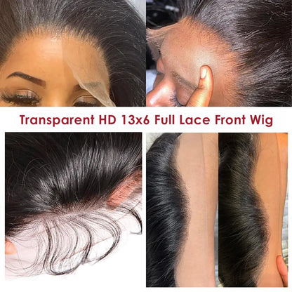 Beluck Glueless 13X6 Lace Front Wigs Human Hair with Drawstring 220% Density Body Wave Human Hair Wig Ear to Ear HD Lace Frontal Pre Plucked Wear Go Glueless Wigs Human Hair
