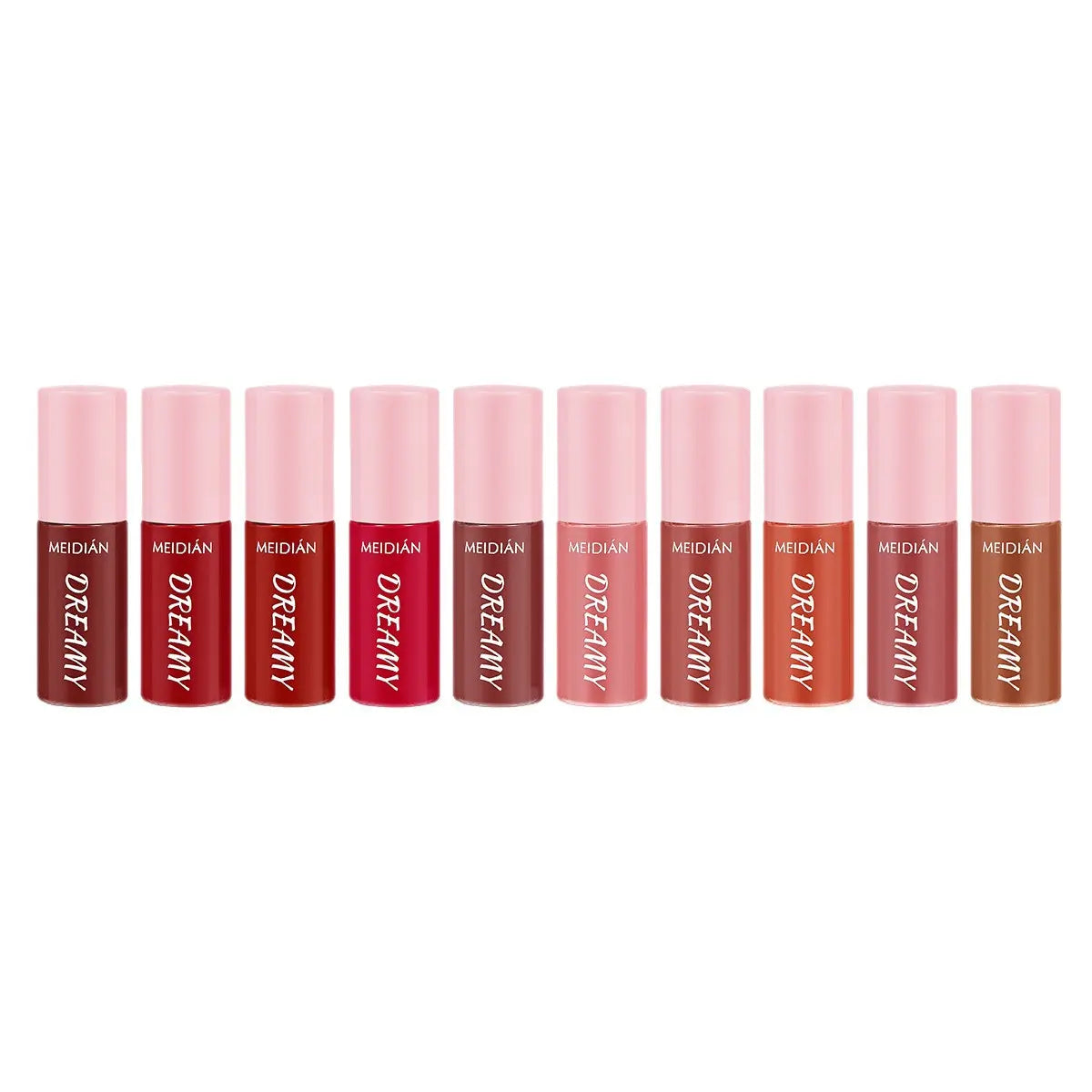 Popular 10-Color Liquid Lip Gloss Set – Enhances Complexion, Waterproof, Non-Sticky for Long-Lasting Lip Color, Everyday Wear & Gifting - Ideal Beauty Gift for Women, Lip Cosmetics & Makeup Sets