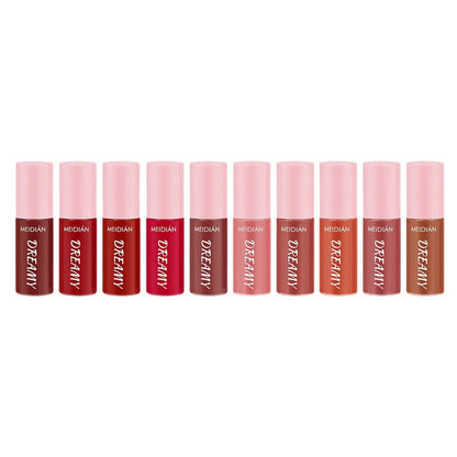 Popular 10-Color Liquid Lip Gloss Set – Enhances Complexion, Waterproof, Non-Sticky for Long-Lasting Lip Color, Everyday Wear & Gifting - Ideal Beauty Gift for Women, Lip Cosmetics & Makeup Sets
