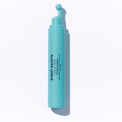 Peptide Eye Serum by Eight Saints Skincare - Cooling Rollerball under Eye Serum for Puffiness Dark Circles & Wrinkles with Peptides Hyaluronic Acid MSM & Reishi Mushroom