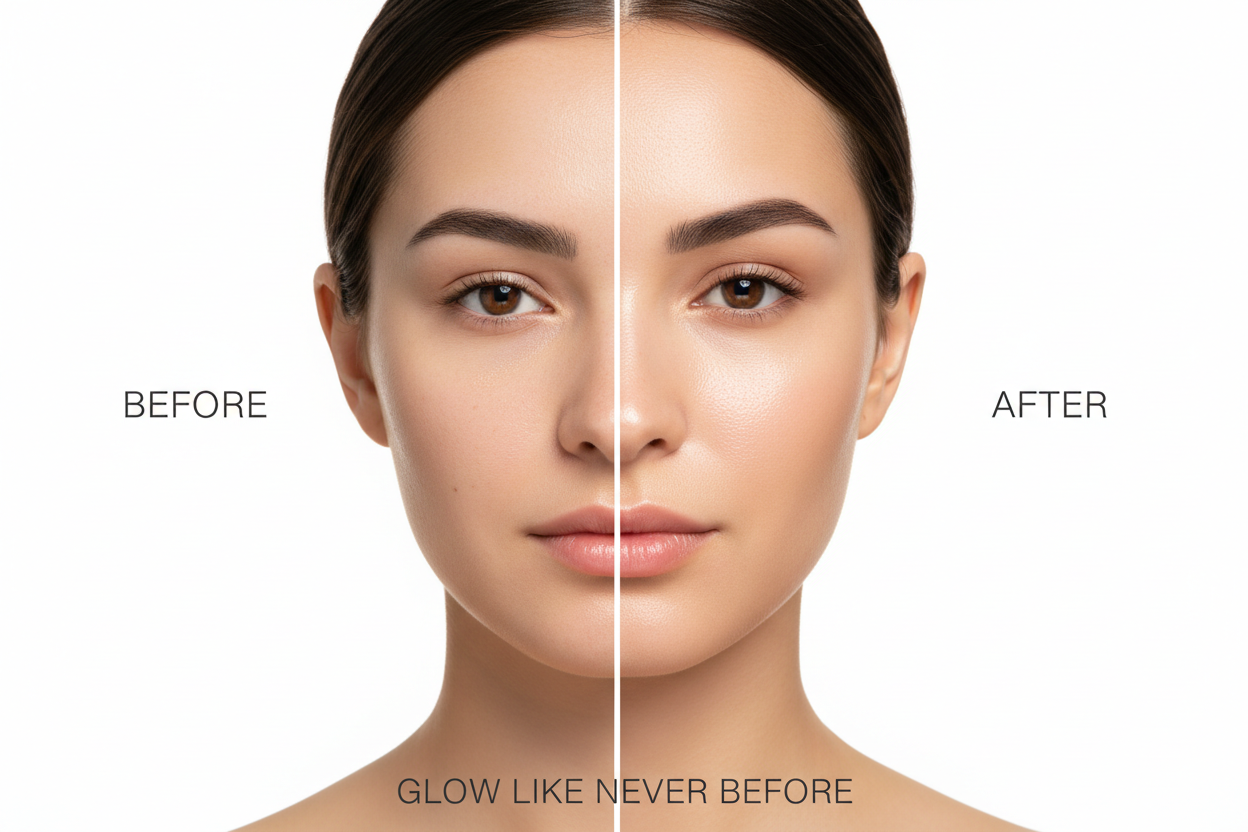Glowrae Realistic Before After Banner